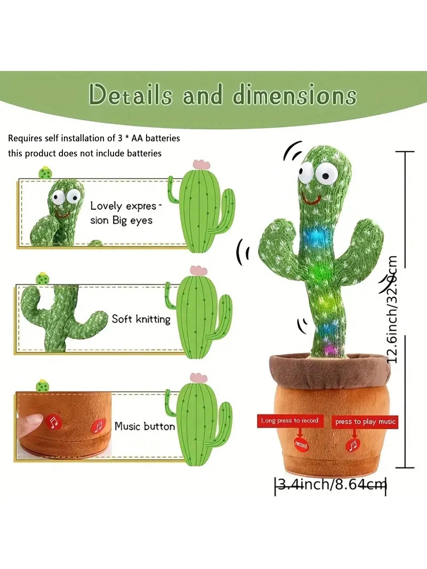 Dancing Cactus Toy